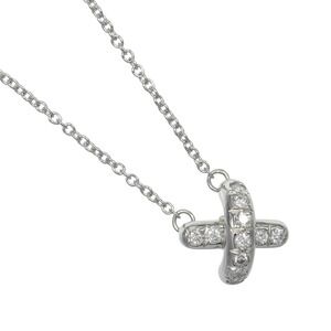 TIFFANY Silver Diamond Necklace